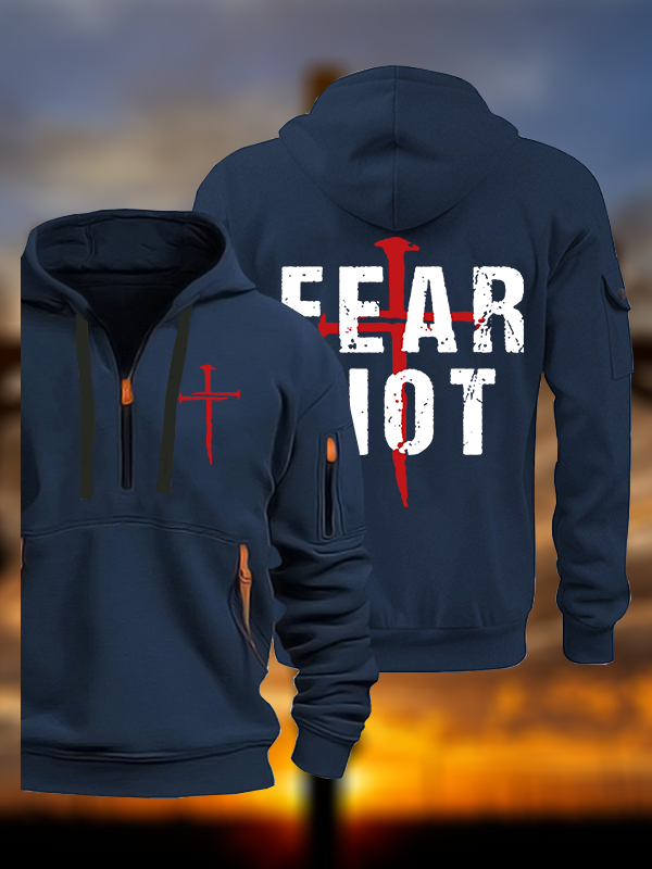Fear Not Jesus God Christian Zipper Hoodies