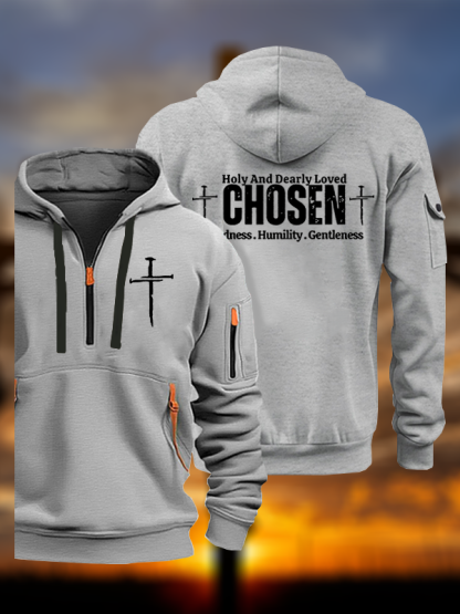 Chosen Jesus God Christian Zipper Hoodies