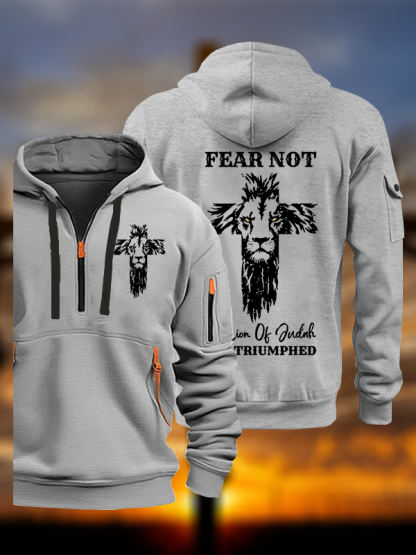 Fear Not  Jesus God Christian Zipper Hoodies