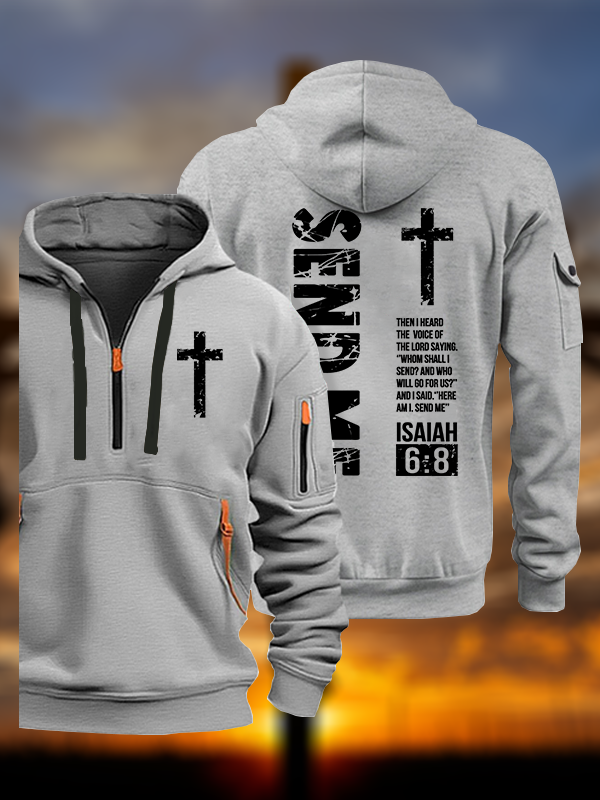 Send Me Isaiah 6:8 Jesus God Christian Zipper Hoodies