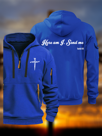 Isaiah 6:8 Jesus God Christian Zipper Hoodies