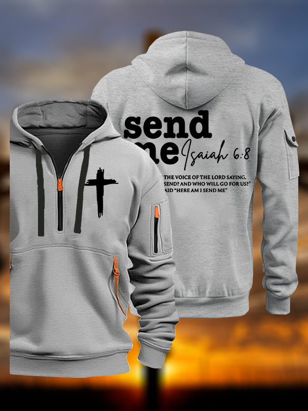  Send Me Jesus God Christian Zipper Hoodies