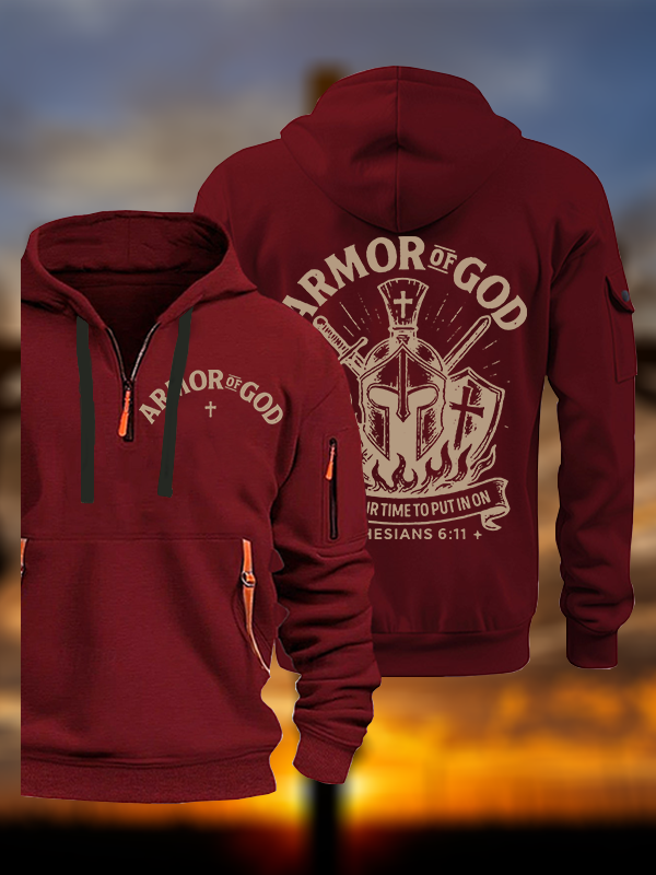 Armor Of God Jesus God Christian Zipper Hoodies