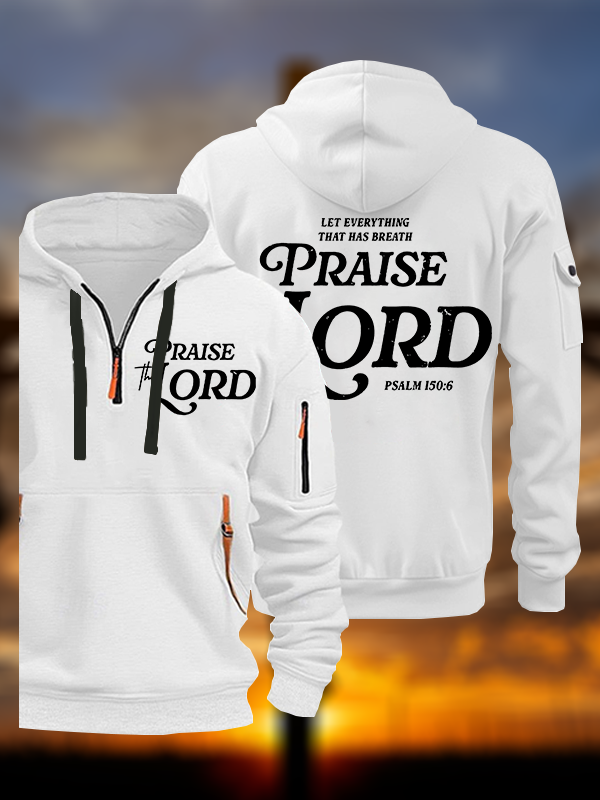 Praise The Lord Jesus God Christian Zipper Hoodies