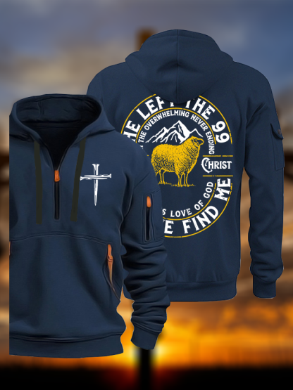 He Left The 99 Jesus God Christian Zipper Hoodies
