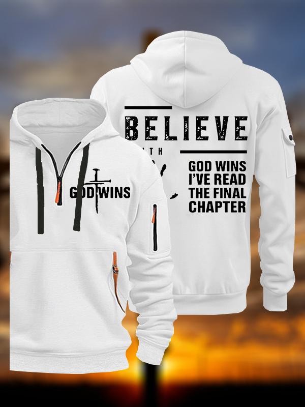God Wins Jesus God Christian Zipper Hoodies