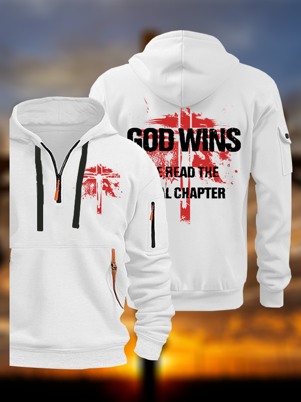 God Wins Jesus God Christian Zipper Hoodies