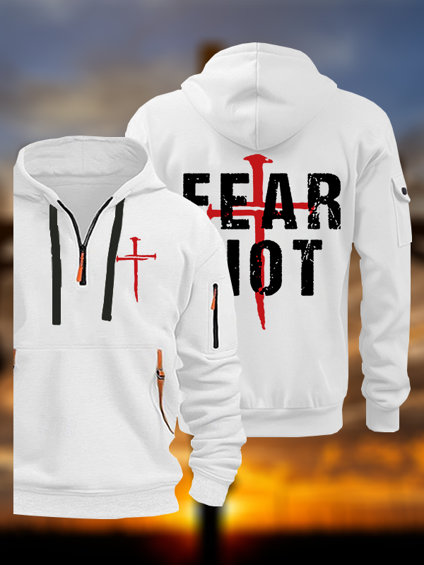 Fear Not Jesus God Christian Zipper Hoodies