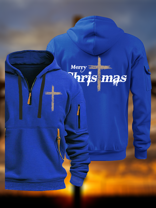 Merry Chrismas  Jesus God Christian Zipper Hoodies