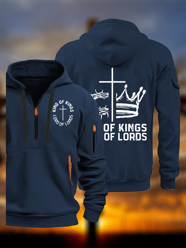King Of Kings Lord Of Lords  Jesus God Christian Zipper Hoodies