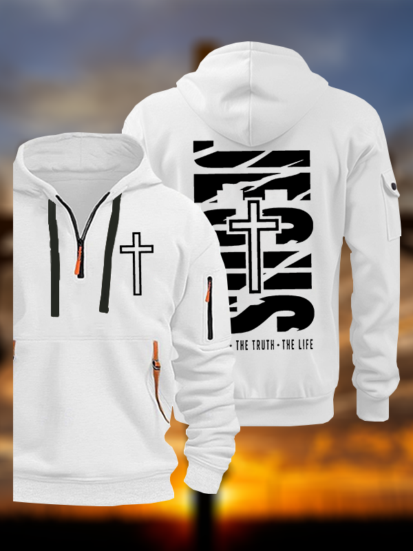 Jesus The Way The Truth The Life Jesus God Christian Zipper Hoodies