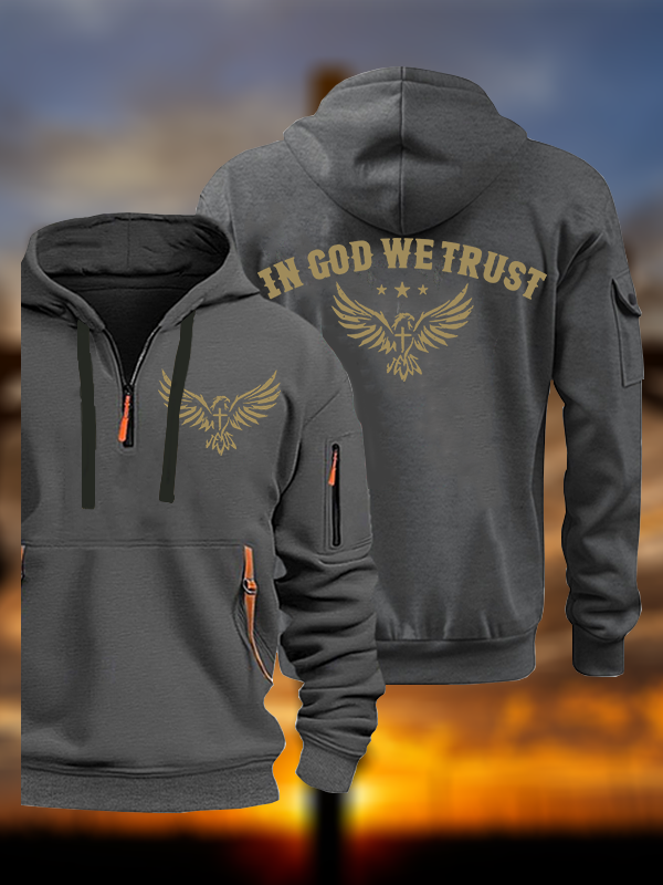 In God We Trust Jesus God Christian Zipper Hoodies