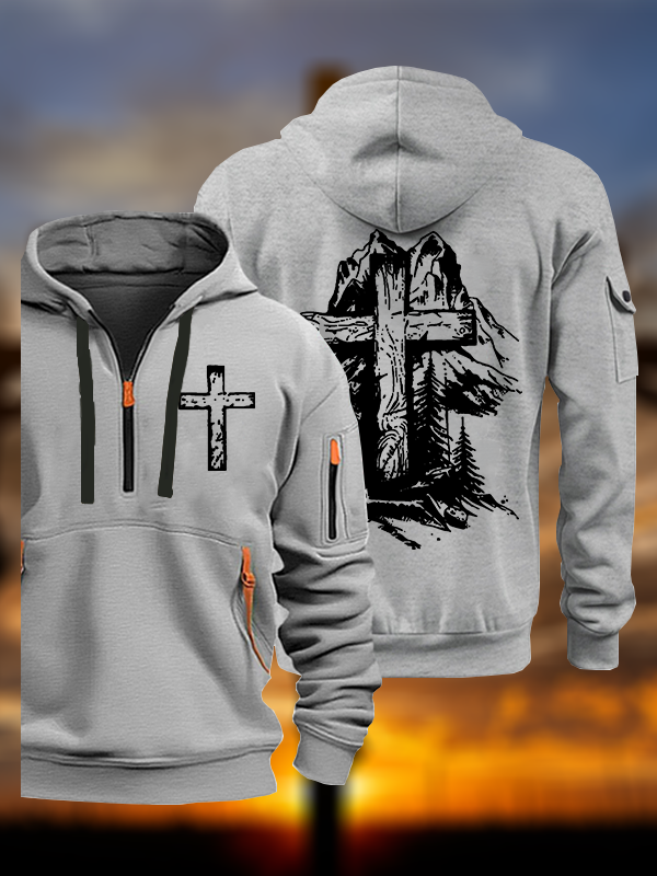 Faith Over Mountains Jesus God Christian Zipper Hoodies