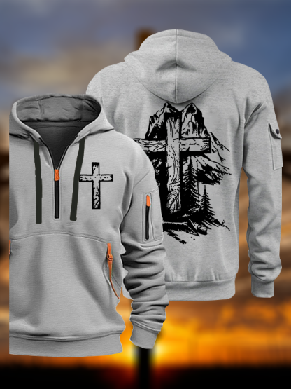 Faith Over Mountains Jesus God Christian Zipper Hoodies