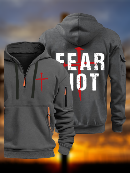 Fear Not Jesus God Christian Zipper Hoodies