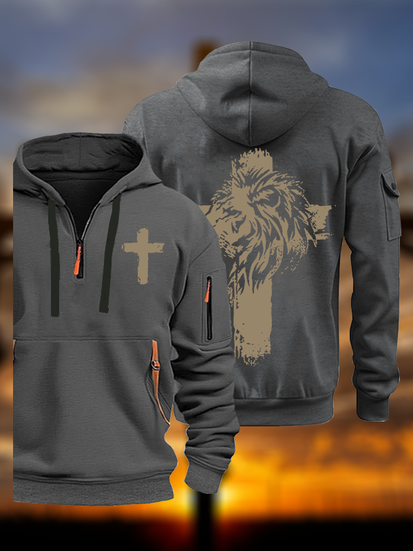 Fearless in Faith Jesus God Christian Zipper Hoodies