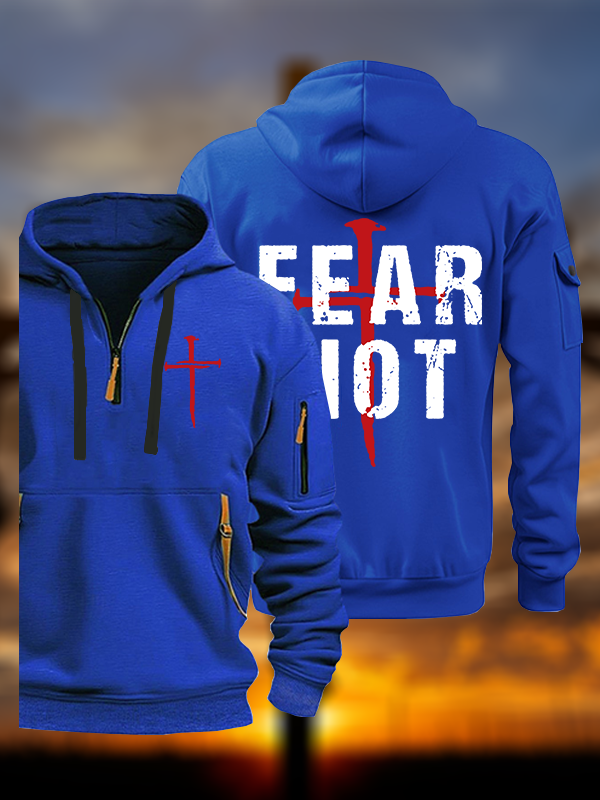Fear Not Jesus God Christian Zipper Hoodies
