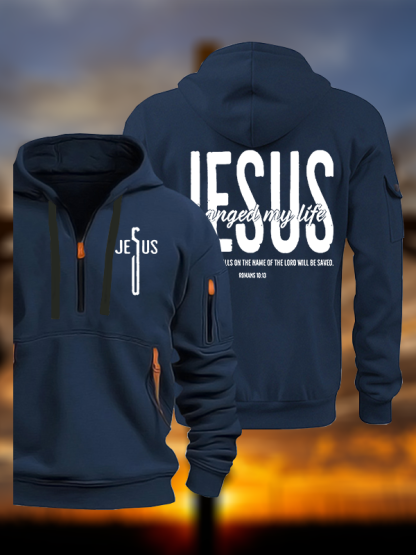 Jesus Changed My Life Jesus God Christian Zipper Hoodies