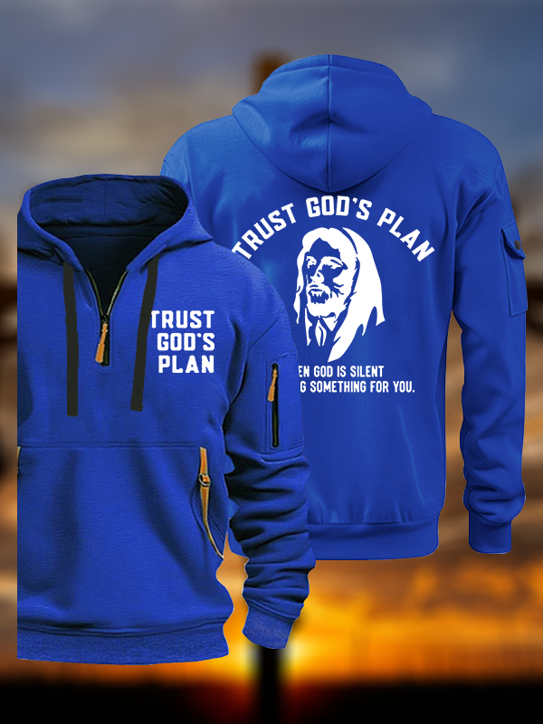 Trust God's Plan Jesus God Christian Zipper Hoodies