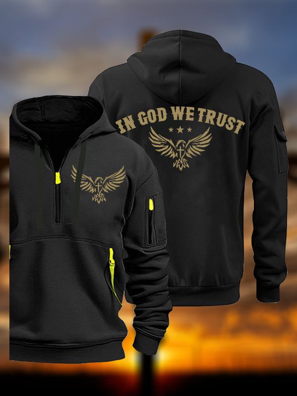 In God We Trust Jesus God Christian Zipper Hoodies
