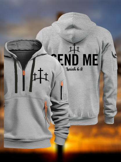 Send Me Jesus God Christian Zipper Hoodies
