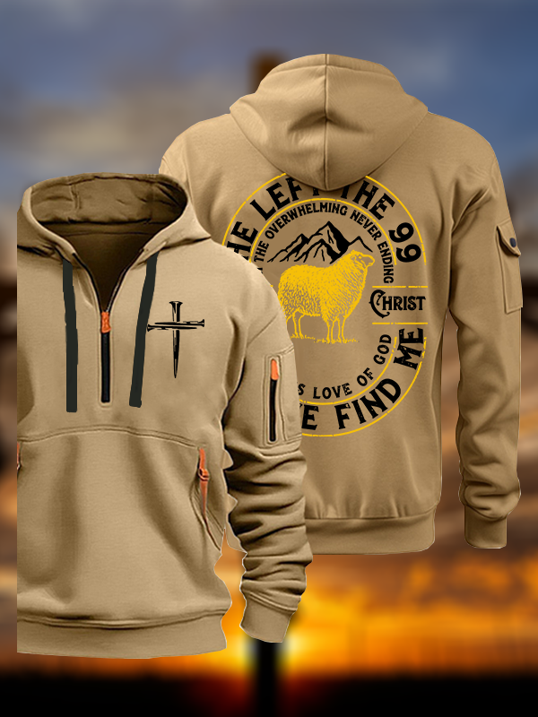 He Left The 99 Jesus God Christian Zipper Hoodies