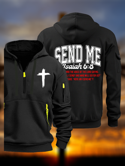 Send Me Isaiah 6:8 Jesus God Christian Zipper Hoodies