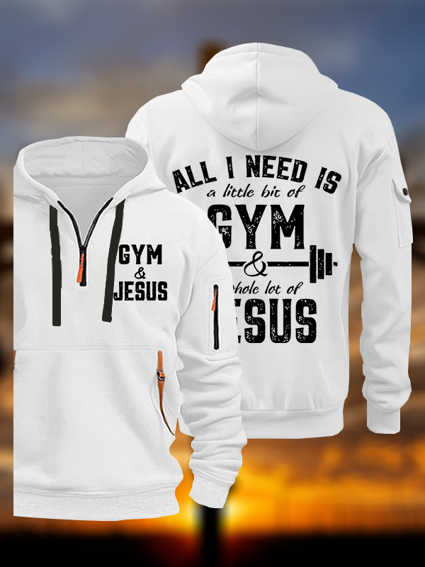 Gym and Jesus Jesus God Christian Zipper Hoodies