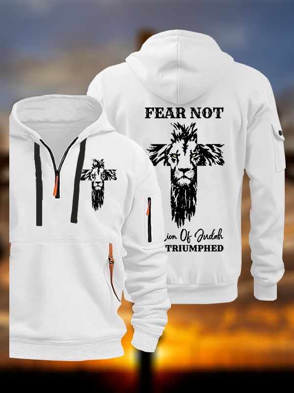 Fear Not  Jesus God Christian Zipper Hoodies