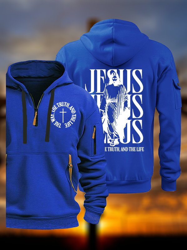 Jesus The Way The Truth And The Life  Jesus God Christian Zipper Hoodies