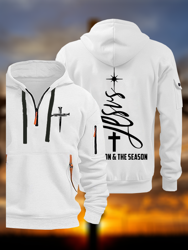 The Reason & The Season Jesus God Christian Zipper Hoodies