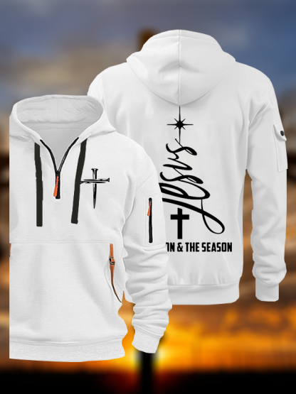 The Reason & The Season Jesus God Christian Zipper Hoodies