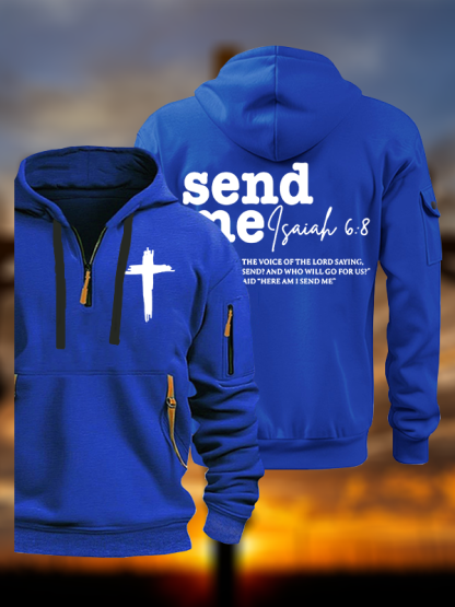  Send Me Jesus God Christian Zipper Hoodies