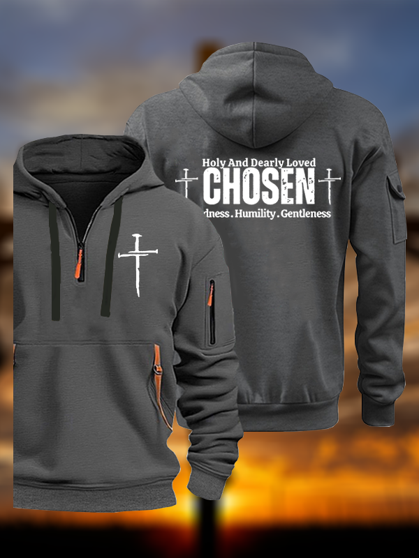 Chosen Jesus God Christian Zipper Hoodies