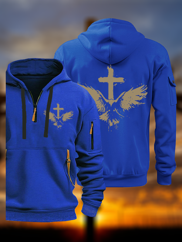 The Jesus Eagle  Jesus God Christian Zipper Hoodies