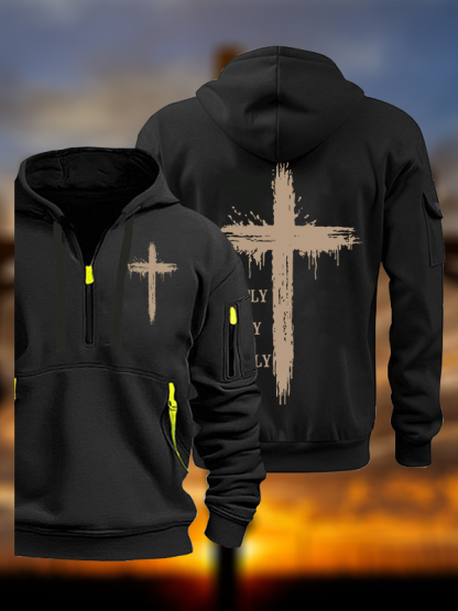 Act Justly Love Mercy Walk Humbly Jesus God Christian Zipper Hoodies