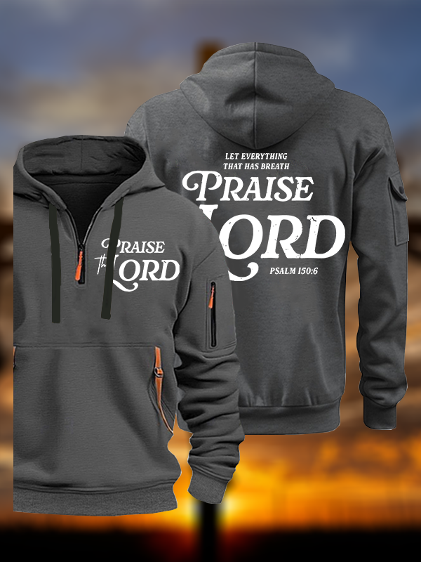 Praise The Lord Jesus God Christian Zipper Hoodies