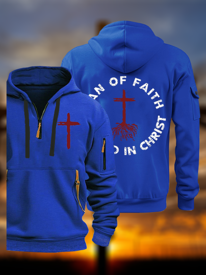 Man of Faith Jesus God Christian Zipper Hoodies