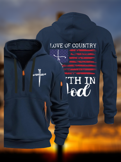 Faith In God Jesus God Christian Zipper Hoodies
