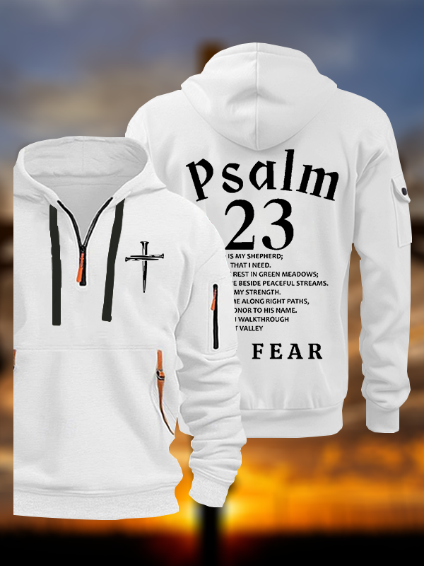 Psalm 23 Jesus God Christian Zipper Hoodies