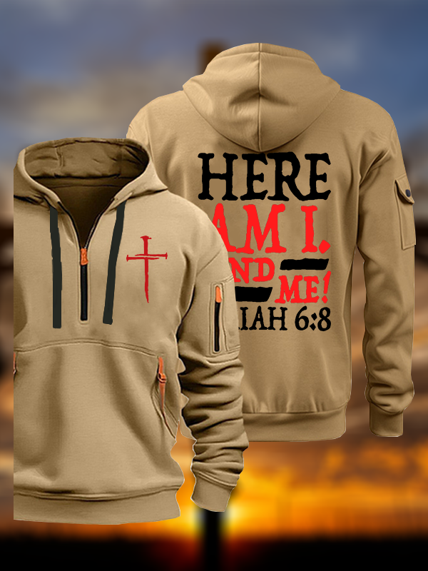 Isaiah 6:8 Send Me! Jesus God Christian Zipper Hoodies