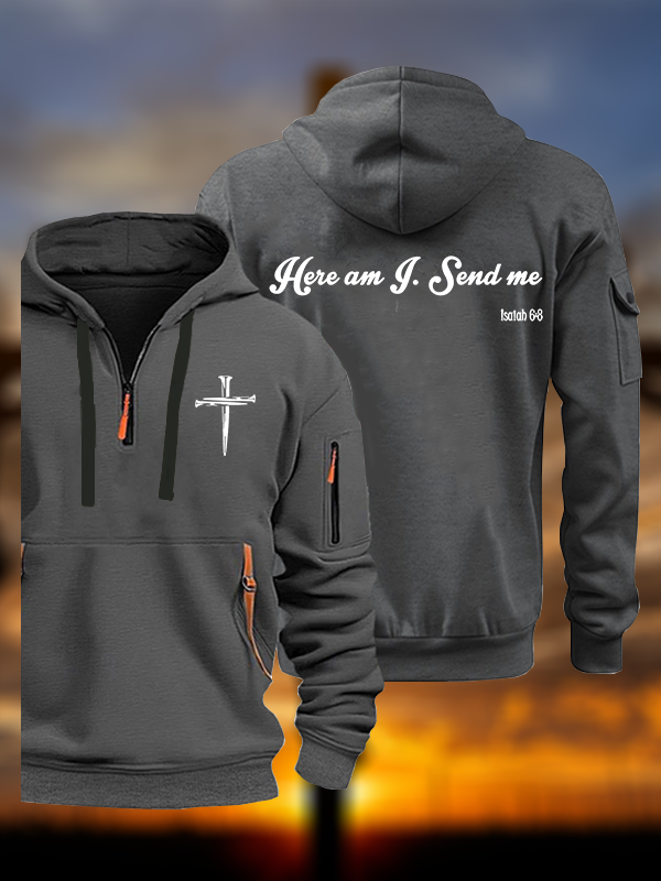 Isaiah 6:8 Jesus God Christian Zipper Hoodies
