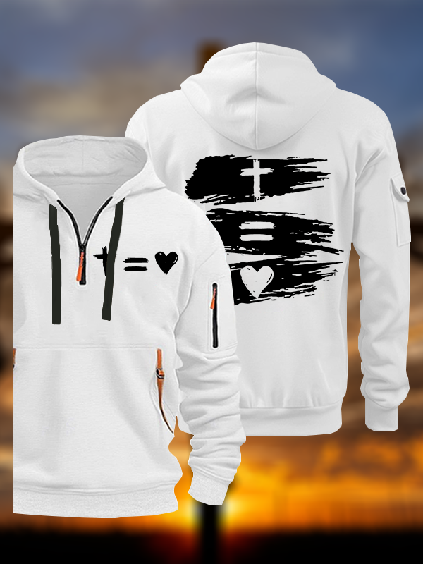 Jesus is Love Jesus God Christian Zipper Hoodies