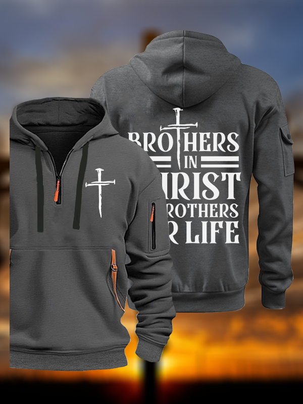 Brothers In Christ Jesus God Christian Zipper Hoodies