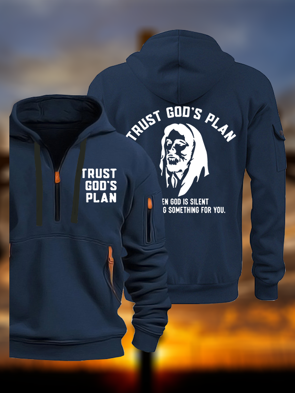 Trust God's Plan Jesus God Christian Zipper Hoodies