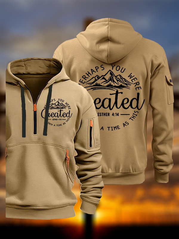 Perhaps You Were Created For Such A Time As This Jesus God Christian Zipper Hoodies