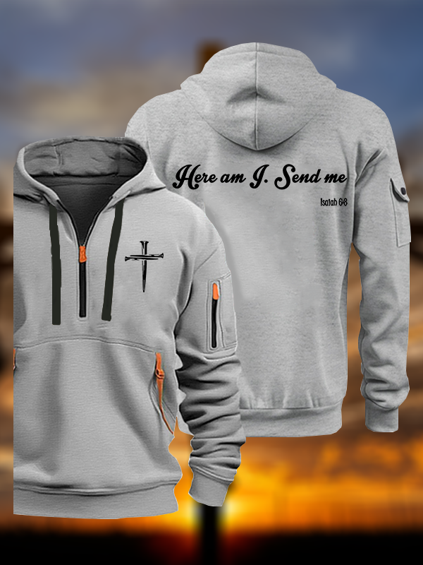 Isaiah 6:8 Jesus God Christian Zipper Hoodies