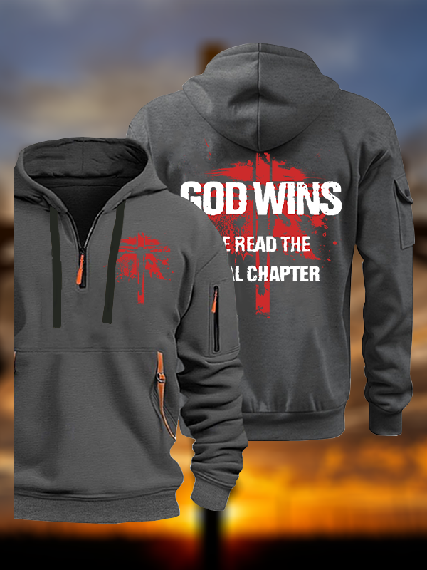 God Wins Jesus God Christian Zipper Hoodies