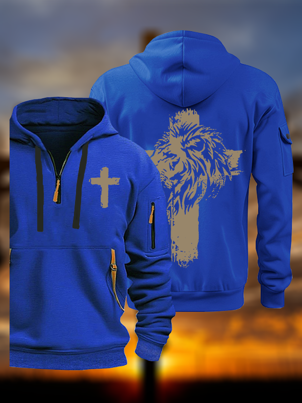 Fearless in Faith Jesus God Christian Zipper Hoodies