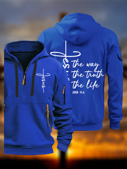 Jesus The Way Truth Life Jesus God Christian Zipper Hoodies